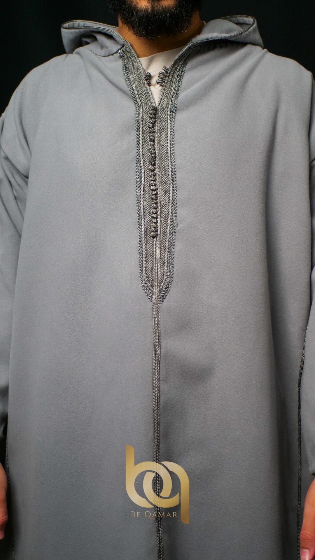 Djellaba Layali - Gris perle