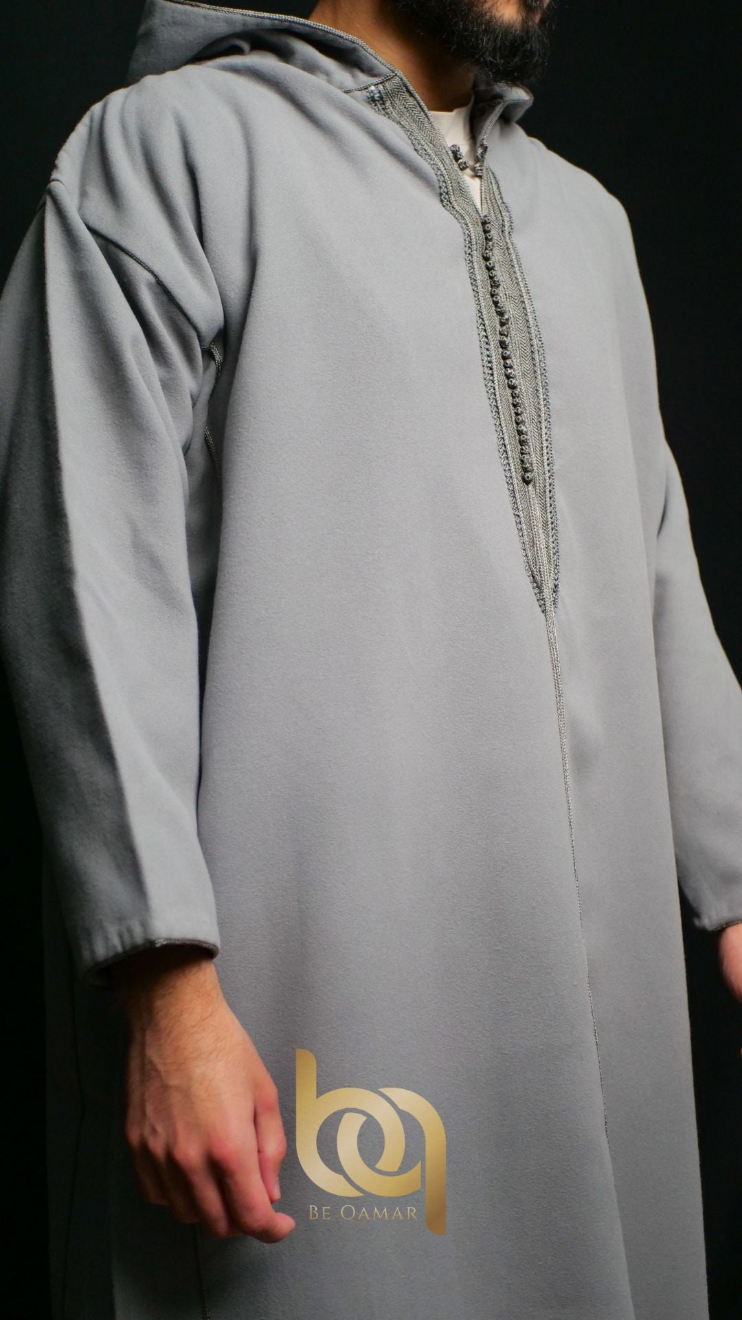 Djellaba Layali - Gris perle