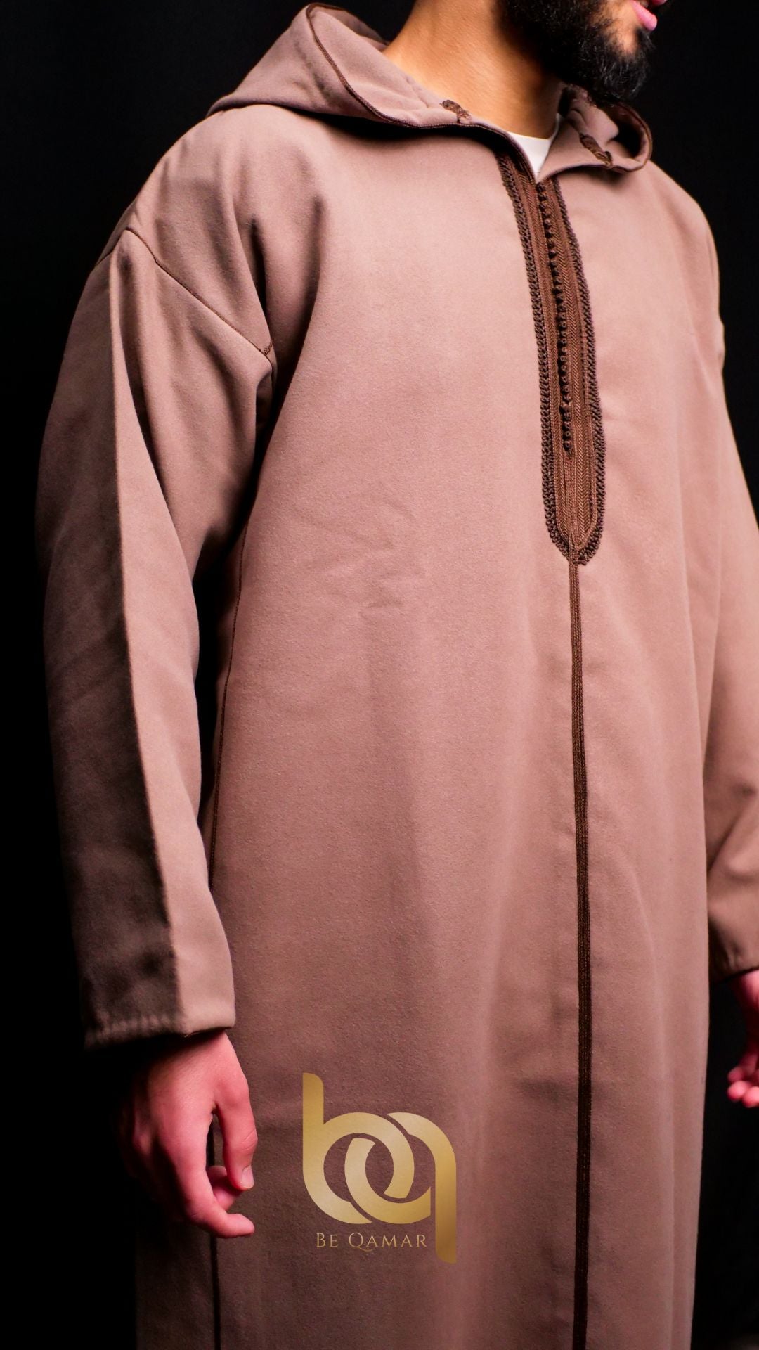 Djellaba Layali - Marron Capuccino